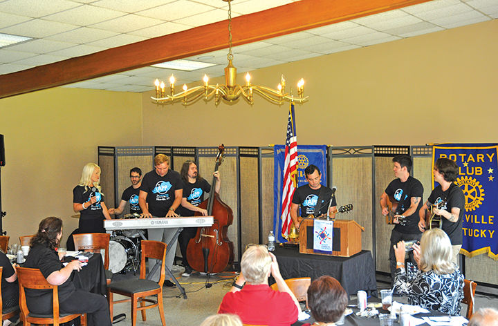 Quartet performers entertain Rotary Club